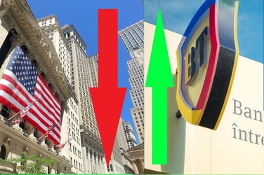 Căderea de pe Wall Street, ignorată pe bursa românească, unde Banca Transilvania ajunge la o nouă capitalizare record