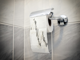 Hârtia igienică, vedeta bursei