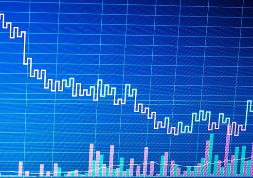 GRAFIC Bursa pierde un procent. Volume foarte mici