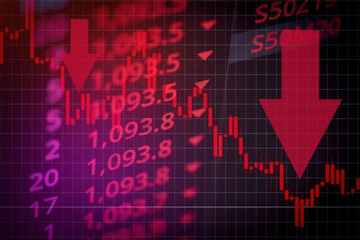 Zăgazurile s-au rupt la BVB. Indicele BET scade cu peste 5% și acțiunile Băncii Transilvania scad cu 7%