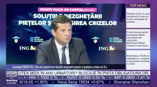 Profit.ro Piața de Capital.forum - Adrian Tănase, director general BVB: Ne așteptăm ca operaționalizarea pieței derivatelor să fie la finalul anului. Din evaluarea anticipată, Hidroelectrica va fi cel mai mare deal la Bursa București și unul din cele mai mari global 