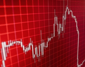 GRAFIC Taxa suplimentară pentru bănci trage în jos bursa. Indicele BET de la BVB a suferit o corecție substanțială
