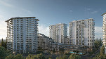 FOTO Turnuri cu apartamente și acoperișuri verzi, puse în vânzare în stadiul de proiect