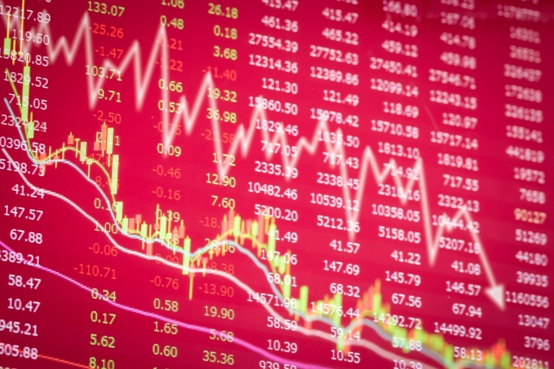 Indicele BET, la cea mai coborâtă valoare de la sfârșitul lunii iunie până în prezent GRAFIC