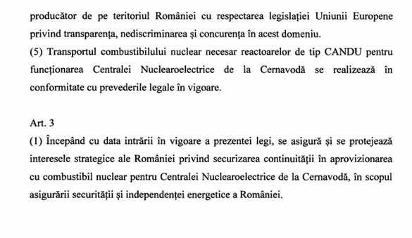 Proiect pentru menținerea în viață a Companiei Naționale a Uraniului: Nuclearelectrica să se aprovizioneze doar cu combustibil nuclear produs în România