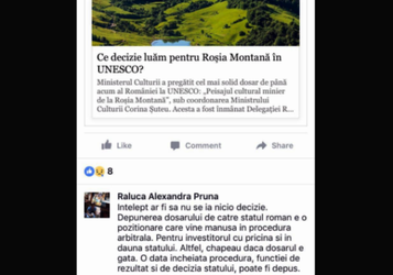 OFICIAL Roșia Montană și precedentul piramidelor egiptene. Demersul României de includere a zonei în patrimoniul UNESCO, argument cu care i se cer despăgubiri de 2% din PIB. Un "Like" dat pe Facebook, printre probele depuse de Gabriel Resources la dosarul