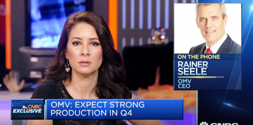 VIDEO CEO-ul OMV, întrebat de postul TV american CNBC despre gazele din Marea Neagră: Sunt importante pentru România, dar mai ales pentru Europa
