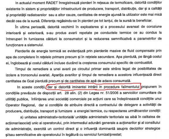 ULTIMA ORĂ CONFIRMARE Falimentul RADET, declarat oficial ca fiind 