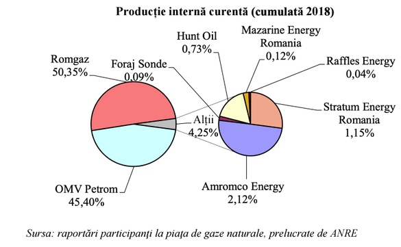 Cu cât a scăzut producția de gaze în România anul trecut? Ce spun ACER și ANRE și ce anunță Romgaz și OMV Petrom