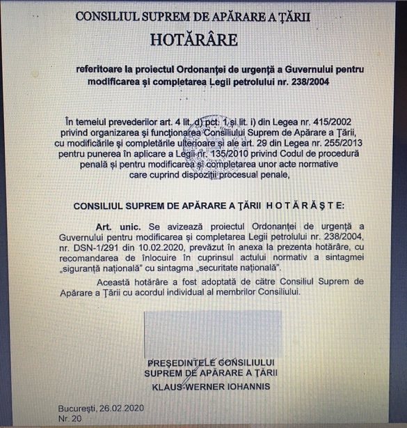 Ordonanța emisă pentru ca statul să controleze cui vinde ExxonMobil participația la Neptun Deep și a feri România de petroliști 