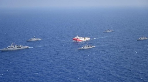 Turcia anunță extinderea operațiunilor sale de explorare de zăcăminte gazeifere în estul Mediteranei