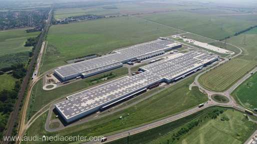 Audi și E.ON au pus în funcțiune cel mai mare sistem fotovoltaic de pe acoperiș din Europa