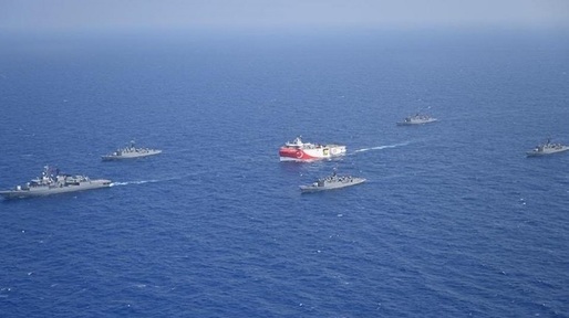 Tensiuni în Mediterana: Turcia își prelungește din nou controversata misiune de explorare gazieră