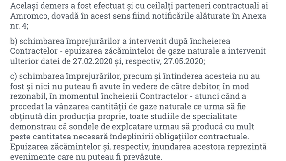 EXCLUSIV DOCUMENT Scumpirea gazelor + prăbușirea extracției. Al treilea producător din țară cere în tribunal modificarea contractelor cu furnizorii după triplarea prețului din piață