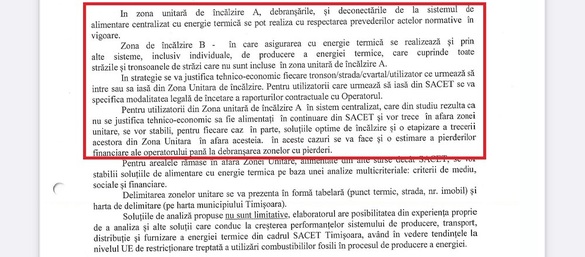 Extras din caietul de sarcini