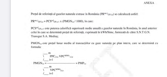 DOCUMENT Producătorii români de gaze vor fi 