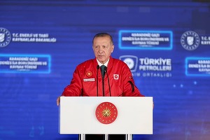 Turcia a lansat o exploatare de gaze naturale în Marea Neagră