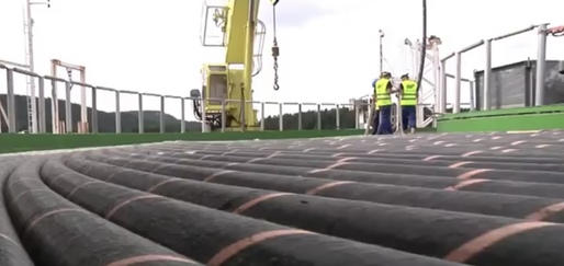 VIDEO&FOTO Cablul submarin energetic Georgia-România din Marea Neagră, ironizat ca ″tichie de mărgăritar″, începe să prindă contur, cel puțin pe hârtie