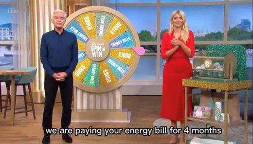 VIDEO Criza energetică: Un show-concurs TV de tip ″Roata Norocului″ a ajuns să ofere drept premiu participanților achitarea facturilor la curent și gaze