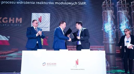 Nuclearelectrica și KGHM Polska Miedz semnează o înțelegere pentru dezvoltarea de proiecte de reactoare modulare mici în România și Polonia