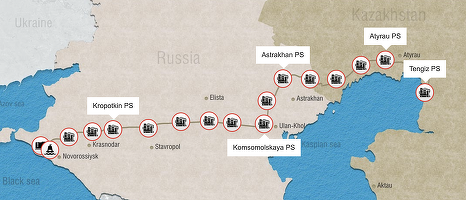 FOTO Embargoul petrolier anti-Rusia: Rompetrol nu mai găsește vase de dimensiuni mai mici în portul rus Novorosisk pentru a aduce la Petromidia țiței din Kazahstan