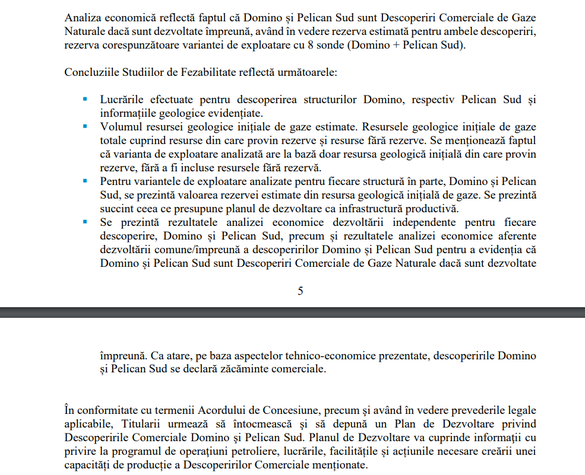 DOCUMENT Romgaz susține că OMV Petrom a depus declarație de comercialitate pentru Neptun Deep fără studiu de evaluare. În legislație nu există ″decizie finală de investiție″