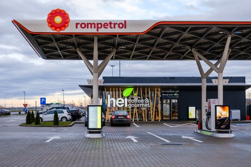 VIDEO&FOTO Rompetrol lansează pe A1 benzinării de un nou tip. „Este o premieră pentru România, un concept gândit integrat."