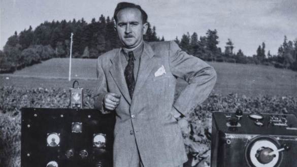 Gunther Fronius în 1945. Sursă foto: https://www.fronius.com/