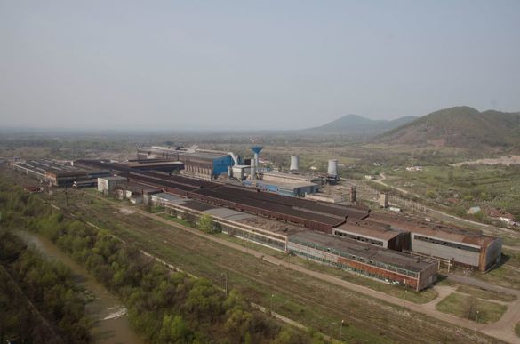 Unitatea de producție siderurgică de la Oțelu Roșu. Sursă foto: https://ldme.web-bank.eu/
