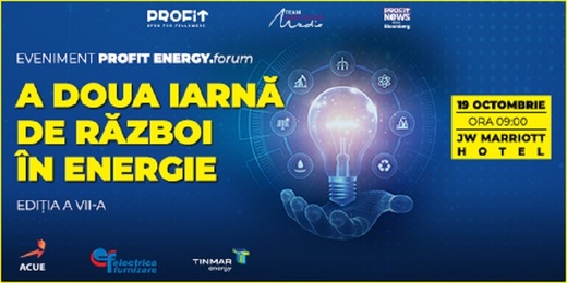 Ministrul Energiei, Sebastian Burduja, va deschide Profit Energy.forum - Ediția a VII-a, cu cei mai importanți lideri și experți ai industriei