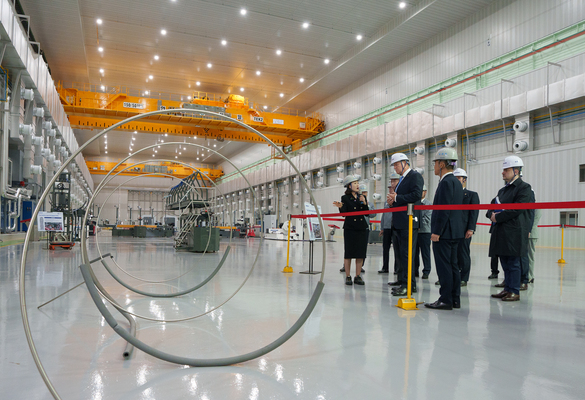 FOTO&VIDEO Iohannis a mers cu Nuclearelectrica la Doosan, pentru reactoarele modulare mici de la Doicești