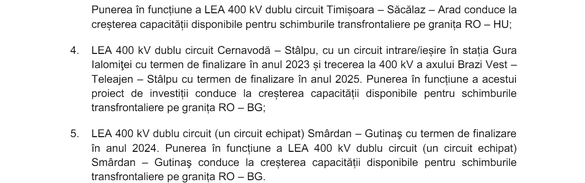 Extras din Planul de acțiuni în conformitate cu prevederile art. 15 din Regulamentul (UE) 2019/943 al Parlamentului European și al Consiliului din 5 iunie 2019 privind piața internă pentru energie electrică (reformare)