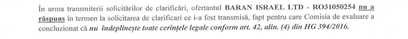 DOCUMENT Cea mai mare companie de inginerie din Israel - eliminată de la licitația pentru proiectul-mamut datând din regimul Ceaușescu