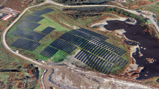 Parc fotovoltaic în România pe locul unei foste gropi de gunoi