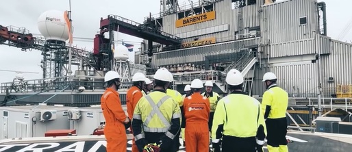 VIDEO - OMV Petrom transmite un mesaj de pe platforma de foraj pentru gazele din Marea Neagră