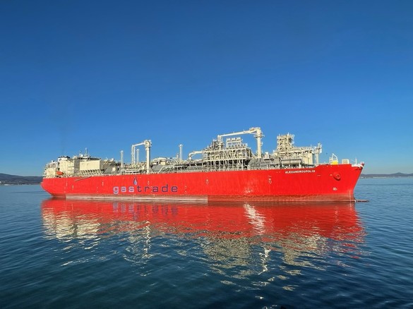 FOTO Grecii încep operarea comercială a noului terminal GNL de la Alexandropoulis, care diversifică și sursele de import de gaze ale României, Republicii Moldova și Ucrainei