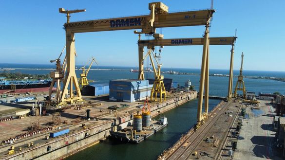 FOTO Șantierul naval Damen Mangalia, aflat în insolvență: Livrări pentru viitoarea cea mai mare exploatare de gaze din Marea Neagră, plus contracte noi pentru petroliere