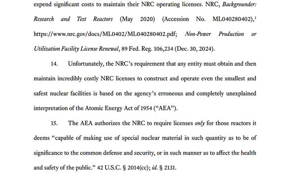 DOCUMENT Un dezvoltator american de mini-reactoare nucleare activ și în România și-a dat în judecată reglementatorul federal din SUA, după ce l-a lăudat pe cel român