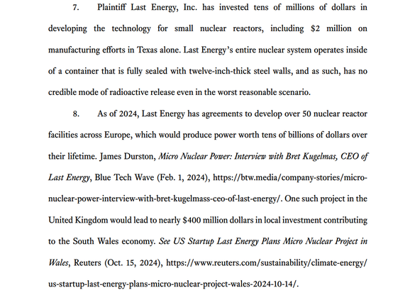 DOCUMENT Un dezvoltator american de mini-reactoare nucleare activ și în România și-a dat în judecată reglementatorul federal din SUA, după ce l-a lăudat pe cel român