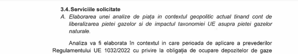 DOCUMENT Cel mai mare operator de înmagazinare gaze din România se pregătește pentru eliminarea sau relaxarea unei reglementări UE care aproape i-a triplat profitul