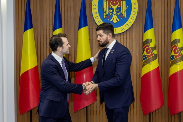 Miniștrii Energiei din România și Republica Moldova, Sebastian Burduja și Dorin Junghietu