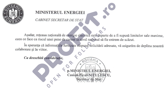 Ministrul Energiei lansează o alertă de dezinformare: Mesaje false cu blackout la alegeri