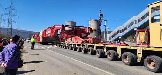 FOTO&VIDEO Nou transport agabaritic record în România 