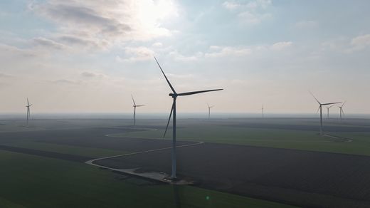 Energia eoliană acoperă 40% din consumul de electricitate al României