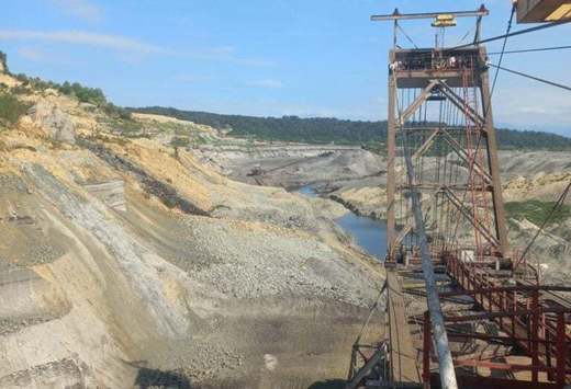 Ministerul Energiei confirmă alunecarea de teren de la cariera de lignit Tismana a Complexului Energetic Oltenia