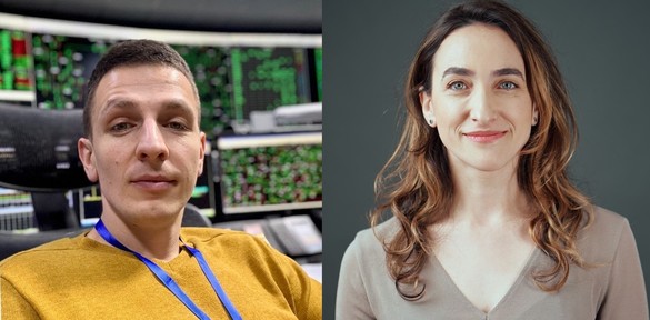 Adrian Mihai Constantin și Alina Poantă. Sursă foto: Linkedin