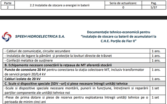 PREMIERĂ Hidroelectrica va instala baterii de stocare de energie pe Dunăre FOTO&DOCUMENT
