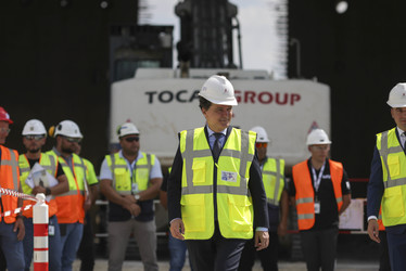 FOTO Nicușor Dan la centrala Cernavodă: Nuclearul este una din zonele în care, în competiția globală, România are un avantaj competitiv