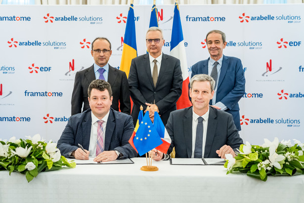 FOTO Nuclearelectrica semnează cu gigantul EDF pentru Unitatea 1 de la Cernavodă și radioizotopi medicali