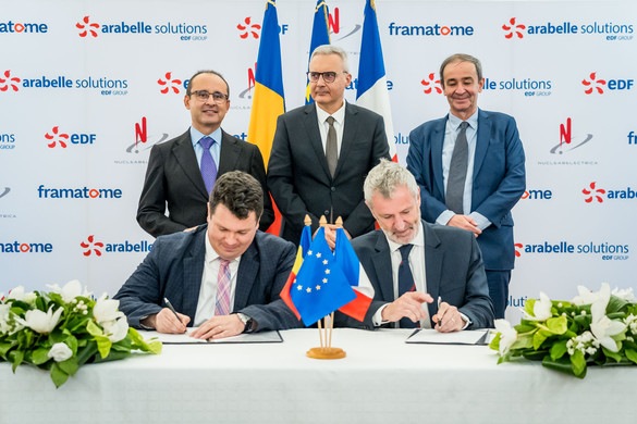 FOTO Nuclearelectrica semnează cu gigantul EDF pentru Unitatea 1 de la Cernavodă și radioizotopi medicali